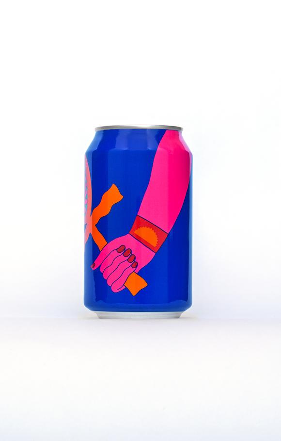 Tefnut Hurricane Smoothie - Omnipollo X The Veil Brewing Co - Triple Fruited Imperial Gose with Peach Passion Guava Strawberry Chocolate, 11%, 330ml Can