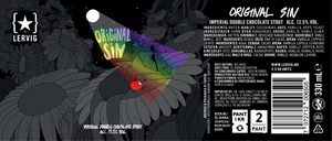 Original Sin - Lervig Bryggeri - Imperial Double Chocolate Stout, 13.5%, 330ml Can