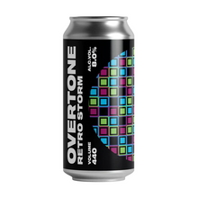 Load image into Gallery viewer, Retro Storm - Overtone Brewing Co X Neon Raptor - DIPA, 8%, 440ml Can
