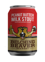 Load image into Gallery viewer, Peanut Butter Milk Stout - Belching Beaver - Peanut Butter Milk Stout, 5.3%, 330ml Can
