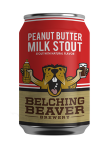 Peanut Butter Milk Stout - Belching Beaver - Peanut Butter Milk Stout, 5.3%, 330ml Can