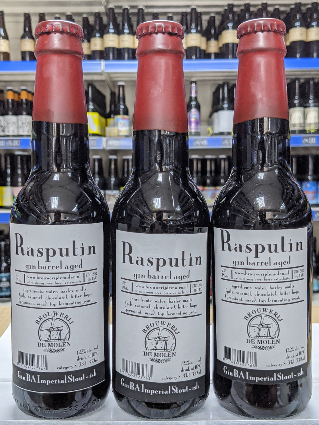 Rasputin Gin Barrel Aged - Brouwerij De Molen - Gin Barrel Aged Russian Imperial Stout, 12.2%, 330ml Bottle