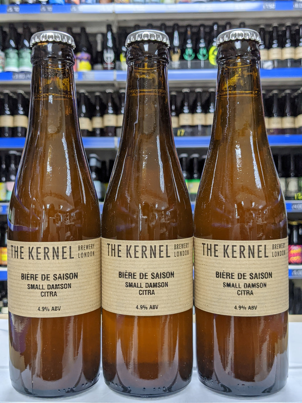 Bière De Saison Small Damson Citra - The Kernel Brewery - Bière De Saison Small Damson Citra, 4.9%, 330ml Bottle