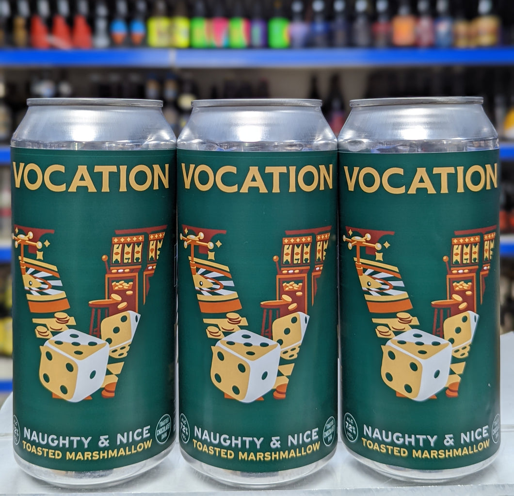 Naughty & Nice Toasted Marshmallow - Vocation Brewery - Toasted Marshmallow Stout, 7.2%, 440ml Can