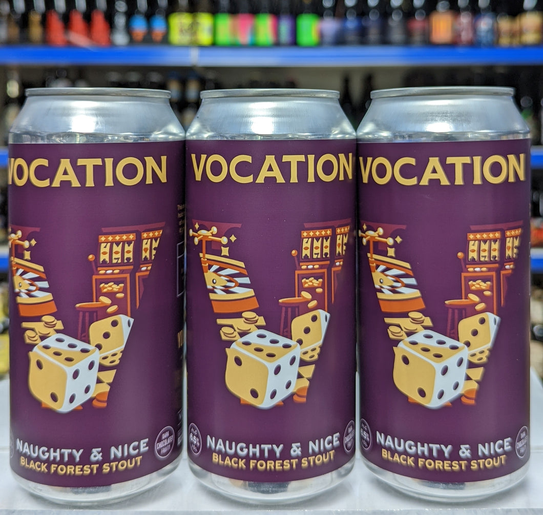 Naughty & Nice Black Forest - Vocation Brewery - Black Forest Stout, 6.5%, 440ml Can