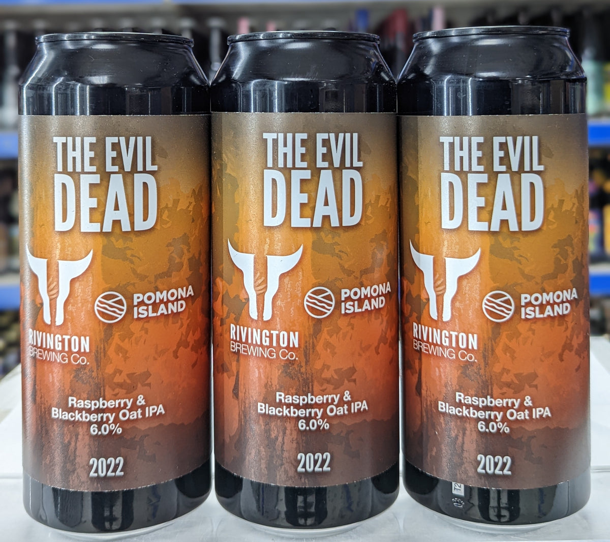The Evil Dead 2022 - Rivington Brewing Co X Pomona Island - Raspberry ...