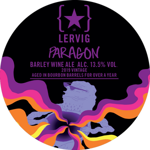 Paragon 2019 - Lervig Bryggeri - Bourbon Barrel Aged Barley Wine, 13.5%, 330ml Bottle