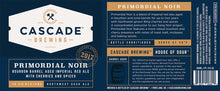 Load image into Gallery viewer, Primordial Noir - Cascade Brewing - Bourbon Barrel Aged Imperial Red Ale with Cherries &amp; Spices, 10.5%, 500ml Bottle
