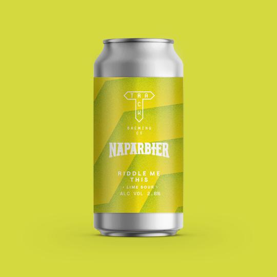 Riddle Me This - Track Brewing Co X Naparbier - Lime Sour, 2.8%, 440ml Can