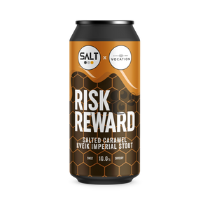 Risk & Reward - Salt Beer Factory - Salted Caramel Kveik Imperial Stout, 10%, 440ml Can
