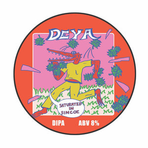 Saturated In Simcoe - Deya Brewing - Simcoe DIPA, 8%, 500ml Can