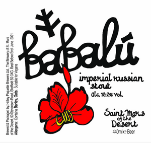 Babalu - Saint Mars Of The Desert - Imperial Russian Stout, 10%, 440ml