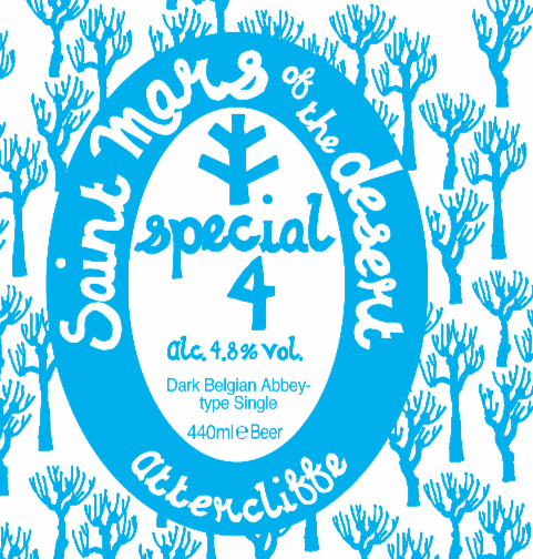 Special 4 Single - Saint Mars Of The Desert - Dark Belgian Abbey type Single, 4.8%, 440ml Can