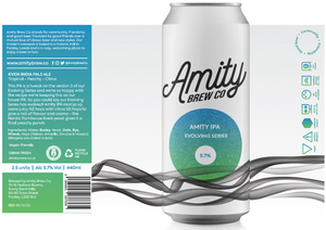 Amity IPA - Amity Brew Co - IPA, 5.7%, 440ml Can