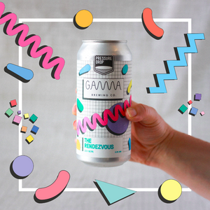 The Rendezvous - Pressure Drop X Gamma Brewing Co - New England IPA, 6.8%, 440ml Can