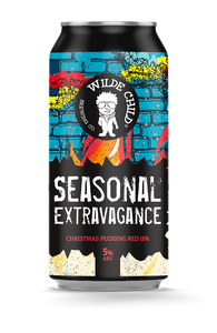 Seasonal Extravagance - Wilde Child Brewing Co - Christmas Pudding Red IPA, 5%, 440ml Can