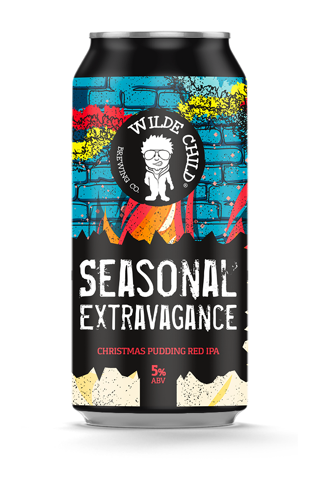 Seasonal Extravagance - Wilde Child Brewing Co - Christmas Pudding Red IPA, 5%, 440ml Can