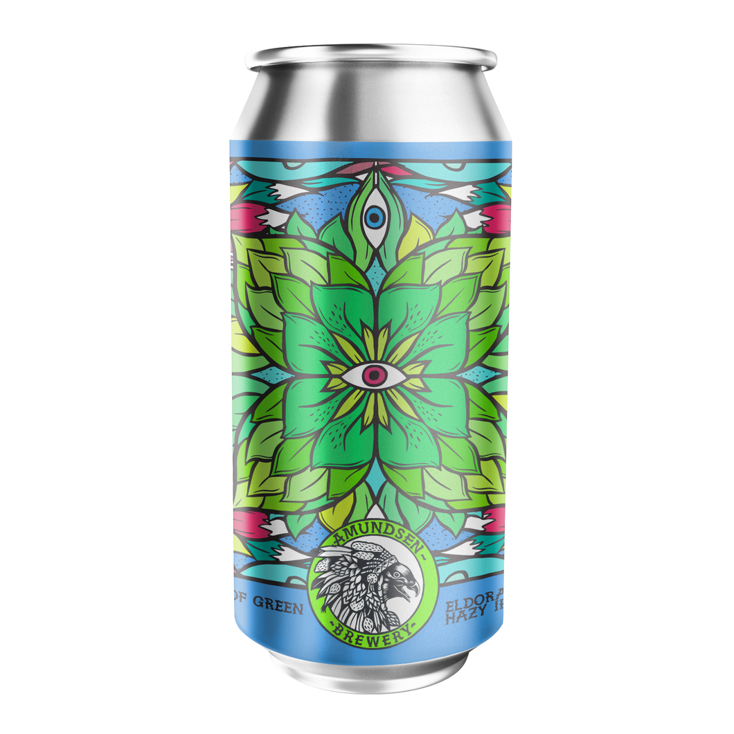 Silhouettes Of Green - Amundsen Brewery - El Dorado Single Hopped Hazy IPA, 6.5%, 440ml Can