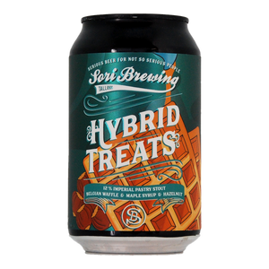 Hybrid Treats Vol. 2: Belgian Waffle & Maple Syrup & Hazelnut - Sori Brewing - Belgian Waffle & Maple Syrup & Hazelnut Imperial Stout, 12%, 330ml Can