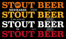 Load image into Gallery viewer, Stout Beer - Newbarns Brewery - Dry Stout, 5%, 440ml Can
