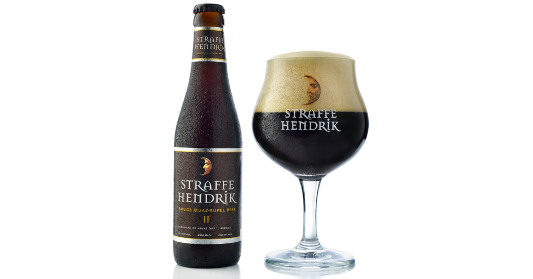 Straffe Hendrik Bruges Quadrupel Bier 11° - Brouwerij De Halve Mann - Belgian Quadrupel, 11%, 330ml Bottle