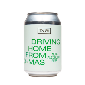 Driving Home From X-mas - To Øl - Non Alcoholic Beer, 0.3%, 330ml Can