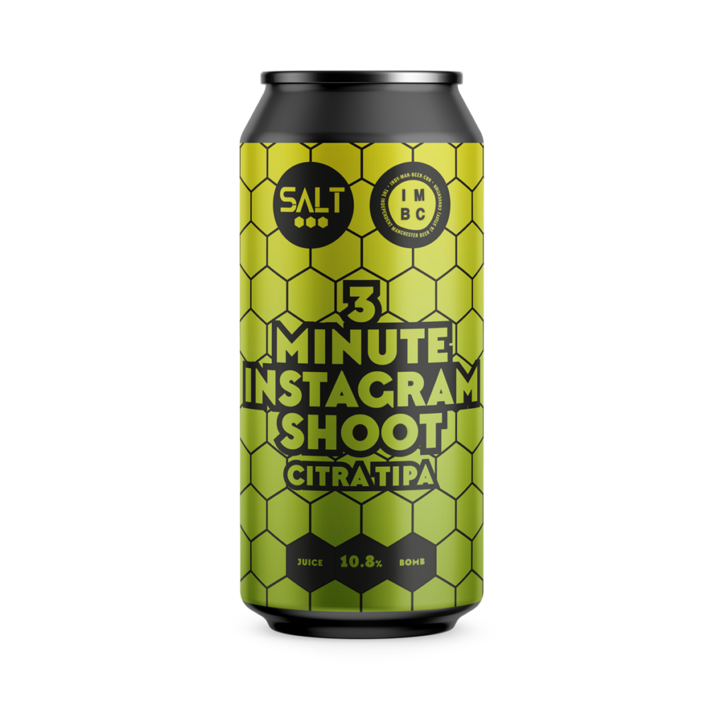 3 Minute Instagram Shoot - Salt Beer Factory X IMBC - Citra Triple IPA, 10.8%, 440ml Can