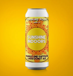 Sunshine Indoors - Turning Point Brew Co - Mango & Saffron Lassi Donut Ale, 6%, 440ml Can