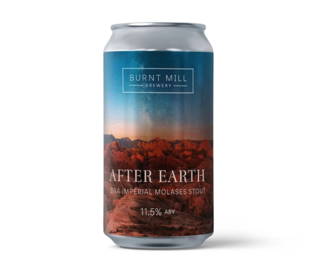 After Earth - Burnt Mill - Bourbon Barrel Aged Coffee, Vanilla & Coconut Imperial Stout, 11.5%, 330ml Can