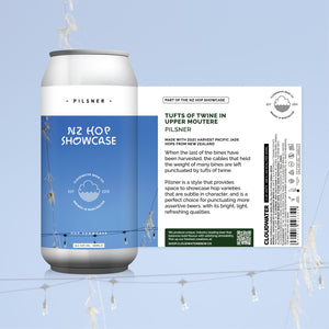 Tufts Of Twine In Upper Moutere - Cloudwater - Pilsner, 4.6%, 440ml Can