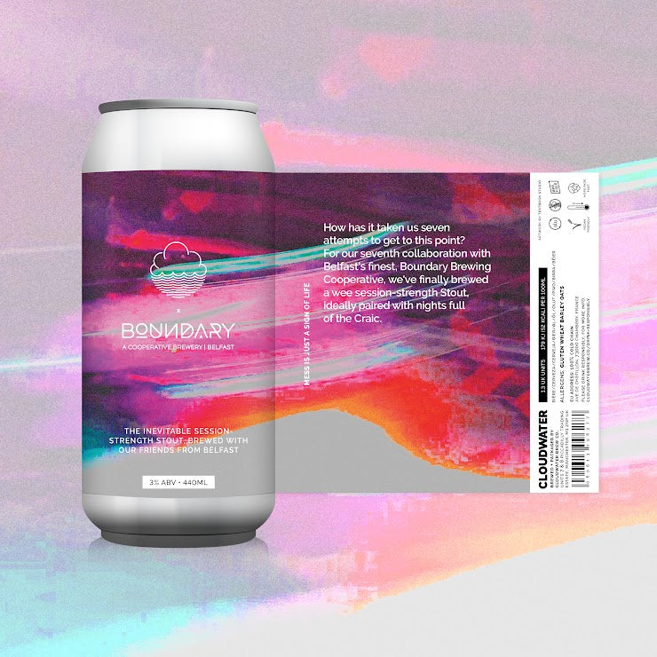 Mess Is Just A Sign Of Life - Cloudwater X Boundary Brewing - Session Stout, 3%, 440ml Can