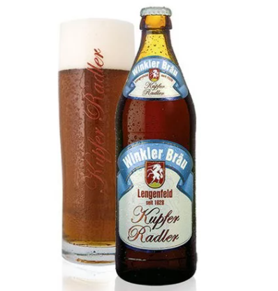 Kupfer Radler - Winkler Bräu - Lemon Radler, 2.5%, 500ml Bottle