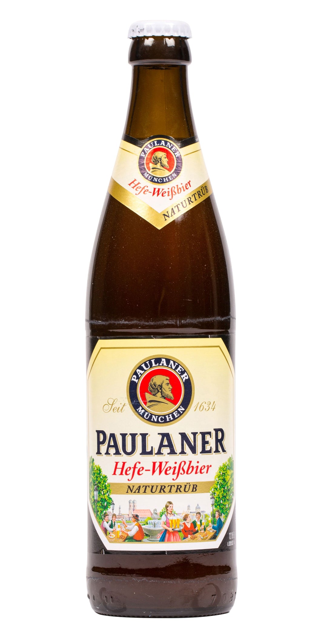 Hefe-Weissbier - Paulaner Munchen - Hefe-Weissbier, 5.5%, 500ml Bottle