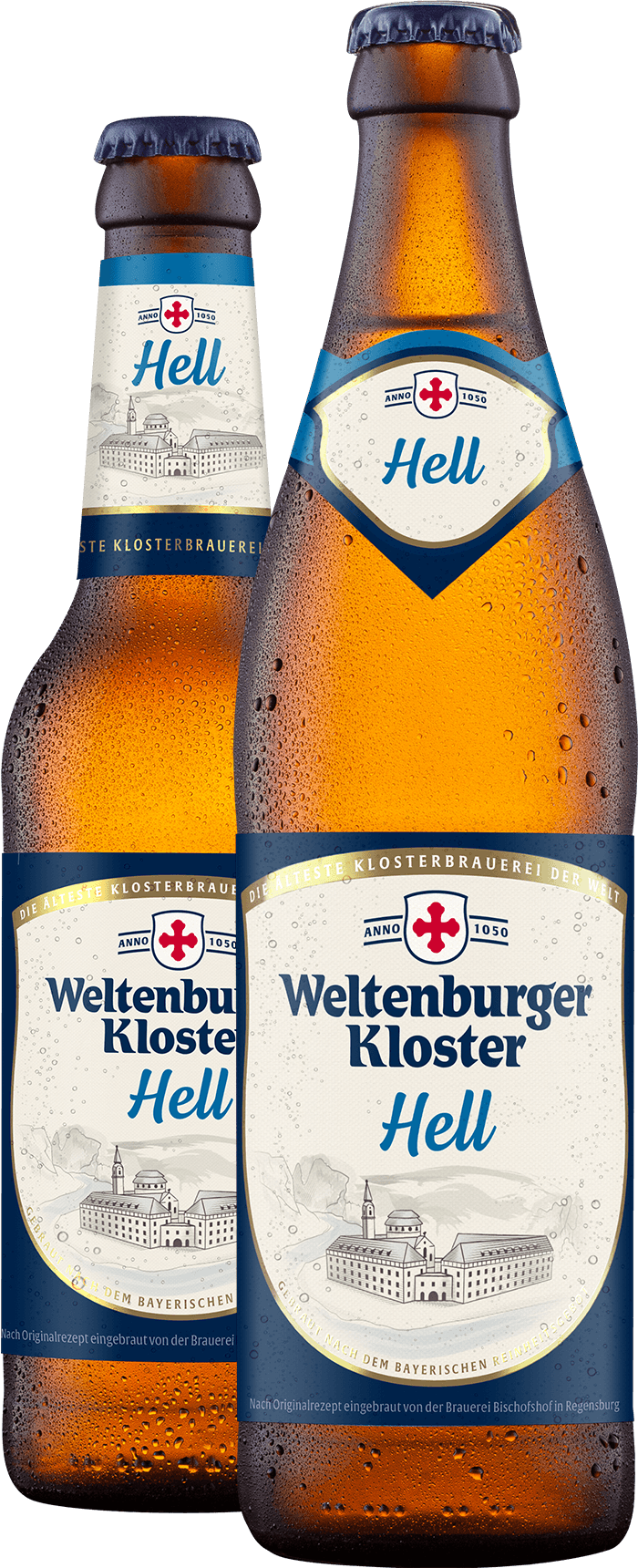 Weltenburger Hell -  Klosterbrauerei Weltenburg - Helles, 4.9%, 500ml Bottle