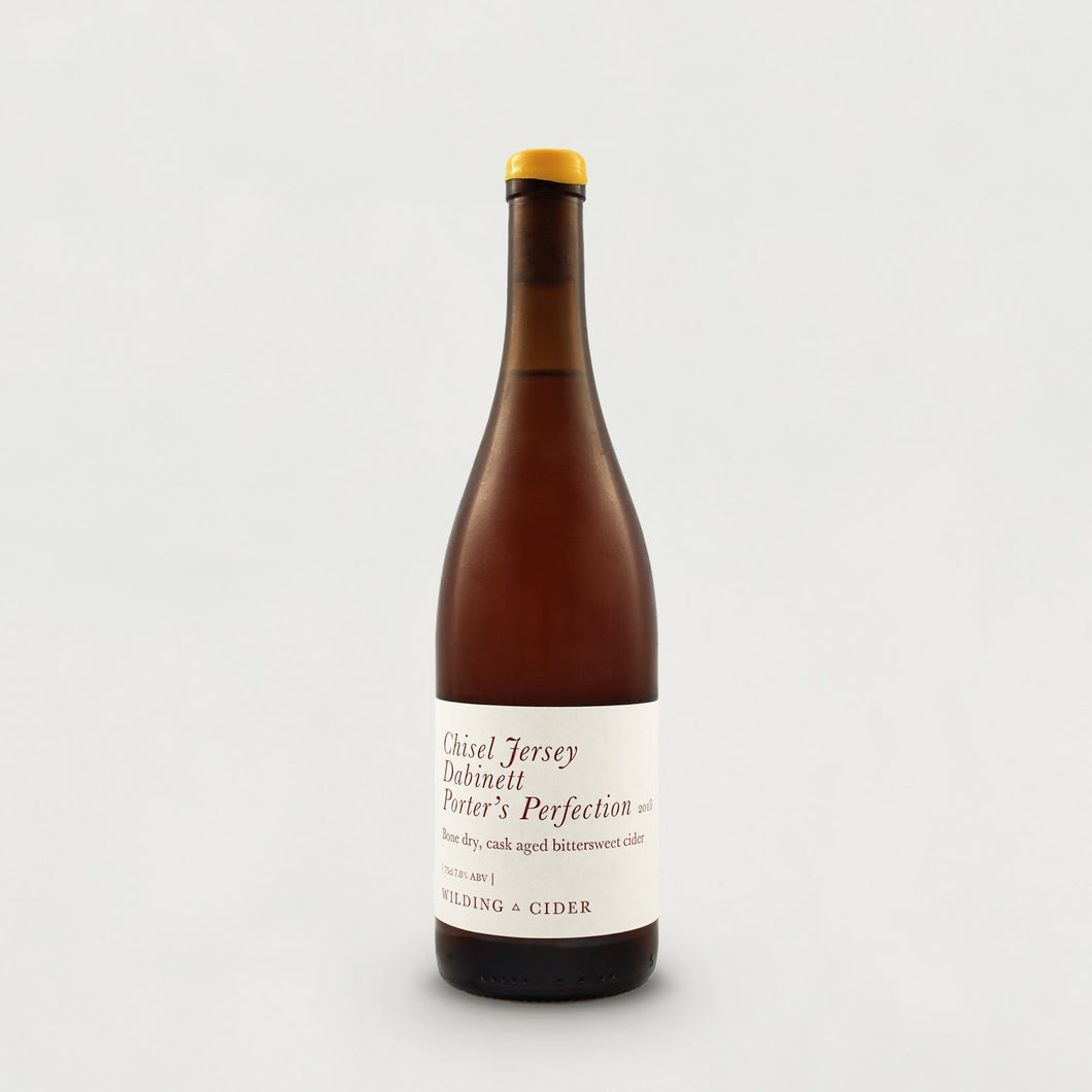 Chisel Jersey, Dabinett, Porter’s Perfection - Wilding Cider - Red Wine Cask Aged Cider, 7.8%, 750ml Bottle