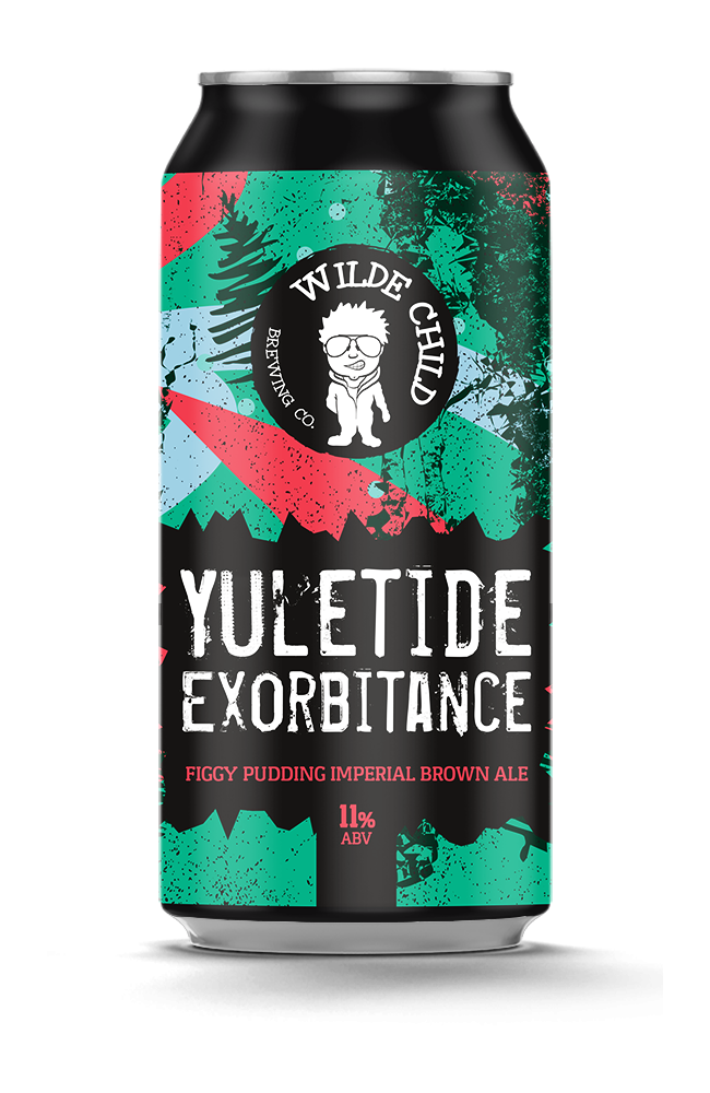 Yuletide Exorbitance - Wilde Child Brewing Co - Figgy Pudding Imperial Brown Ale, 11%, 440ml Can