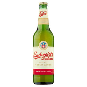 Original Czech Lager - Budweiser Budvar - Czech Pilsner, 5%, 500ml Bottle