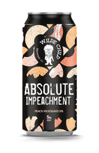 Load image into Gallery viewer, Absolute Umpeachment - Wilde Child Brewing Co - Peach Milkshake IPA, 5%, 440ml Can
