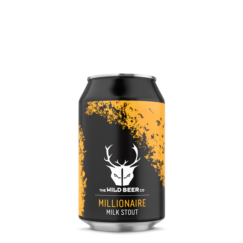 Millionaire - Wild Beer Co - Salted Caramel + Chocolate + Milk Stout, 4.7%, 330ml Can
