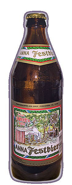 Annafestbier - Brauerei Josef Greif - Festbier, 5.5%, 500ml Bottle