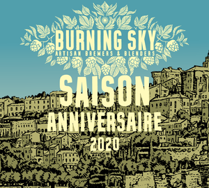 Saison Anniversaire 2020 - Burning Sky - Chardonnay Barrel Aged Saison, 6.5%, 750ml Sharing Bottle