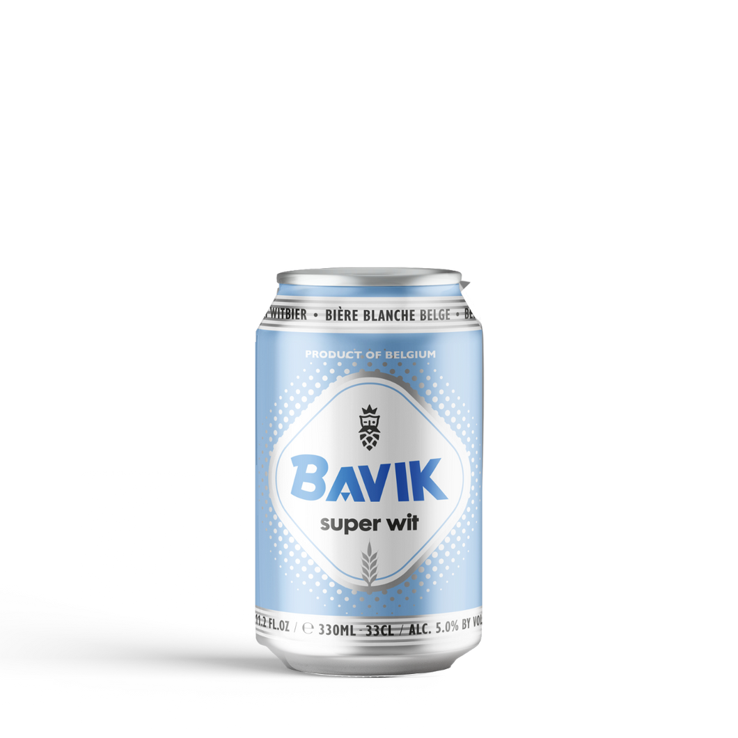 Bavik Wit - Bavik - Belgian Super Wit, 5%, 330ml Can