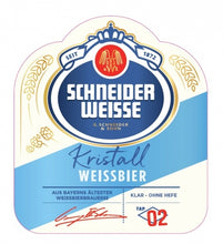 Load image into Gallery viewer, Tap 2 Kristall - Schneider Weisse - Kristallweizen, 4.9%, 500ml Bottle
