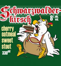 Load image into Gallery viewer, Schwarzwalder Kirsch - Uiltje Brewing Co - Cherry Oatmeal Sweet Stout, 8%, 330ml Bottle
