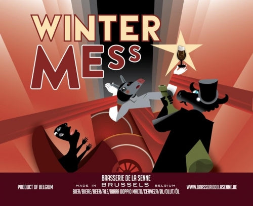 Winter Mess - Brasserie de la Senne - Belgian Xmas Ale, 8.5%, 330ml Bottle