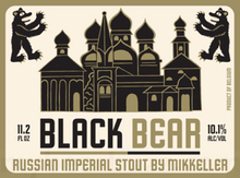 Load image into Gallery viewer, Black Bear - Mikkeller - Russian Imperial Stout, 10.1%, 375ml Bottle
