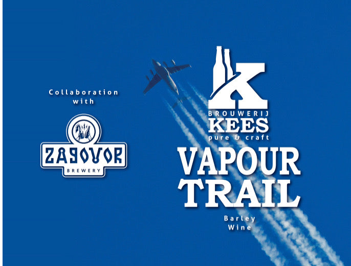 Vapour Trail - Brouwerij Kees X Zagovar Brewery - Barleywine, with Cinnamon, Cardemom and Tonka, 11.6%, 330ml