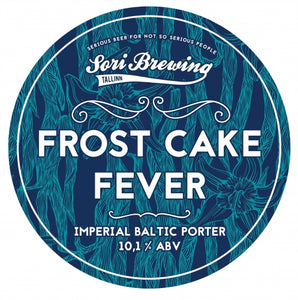 Frost Cake Fever - Sori Brewing - Imperial Baltic Porter with Cocoa, Tonka & Coconut, 10.1%, 330ml Bottle