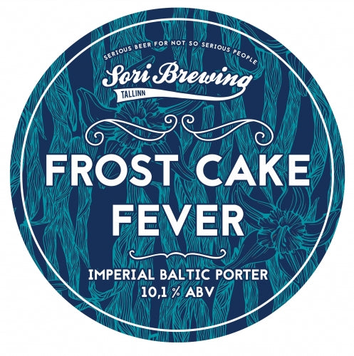 Frost Cake Fever - Sori Brewing - Imperial Baltic Porter with Cocoa, Tonka & Coconut, 10.1%, 330ml Bottle