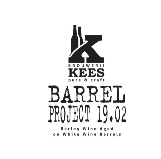 Barrel Project 19.02 - Brouwerij Kees - White Wine Barrel Aged Barley Wine, 11.2%, 330ml